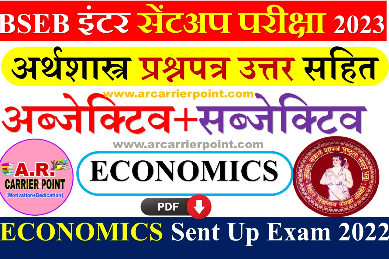 Inter Sent Up Exam Economics