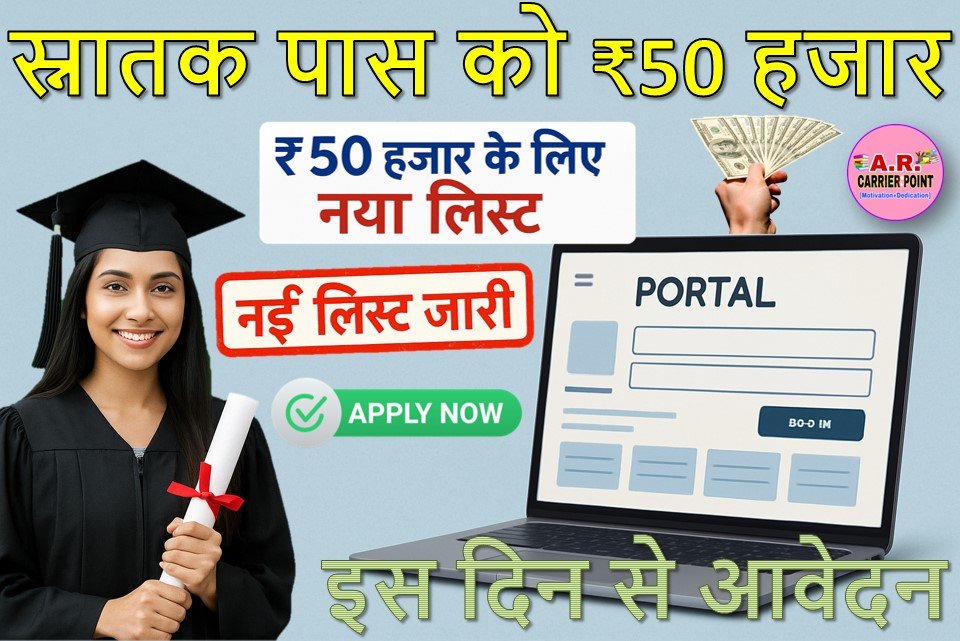 स्नातक पास प्रोत्साहन राशि | ₹50 हजार के लिए नया लिस्ट | इस दिन से आवेदन
