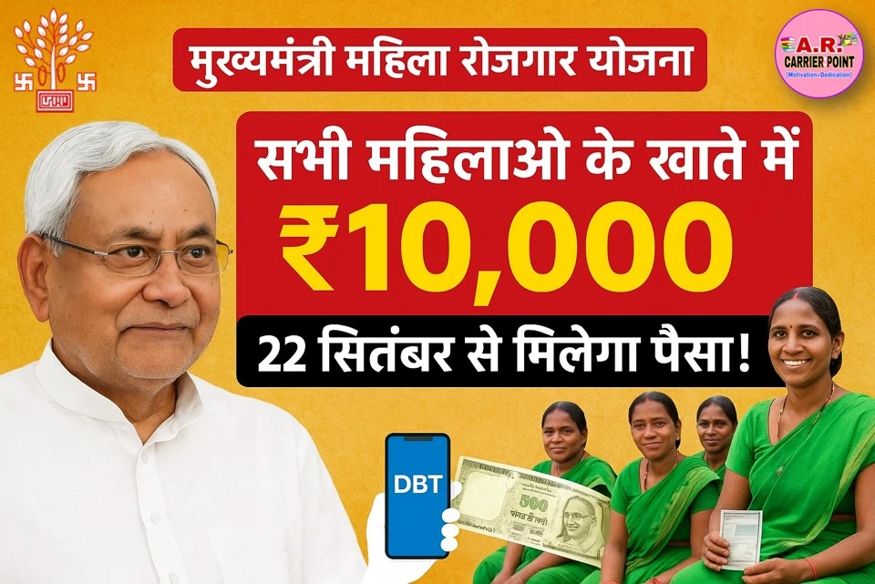 बिहार के सभी महिलाओं के खाते में ₹10 हजार - 22 को आएगा