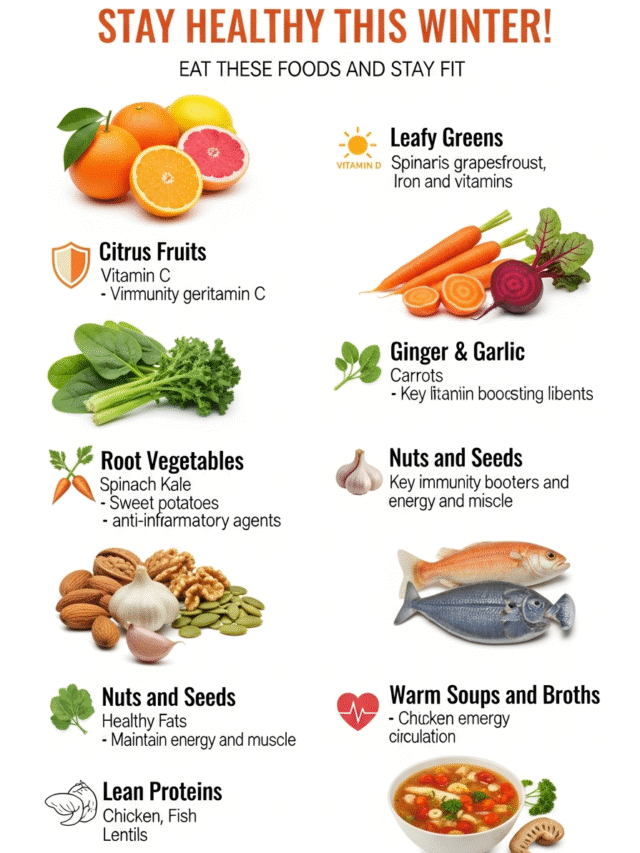 ठंड में न रहें बीमार! खाएं ये चीजें और रहें फिट
