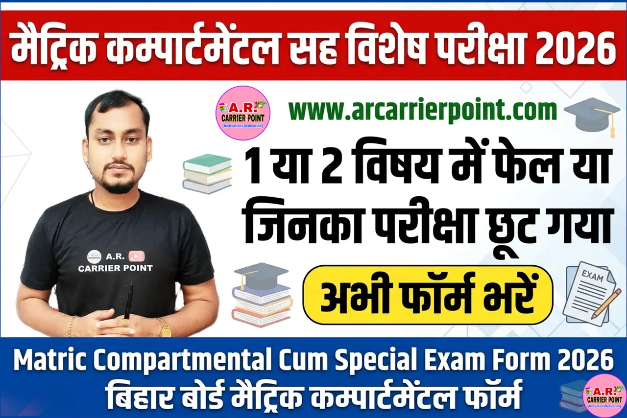 Matric Compartmental Cum Special Exam Form 2026